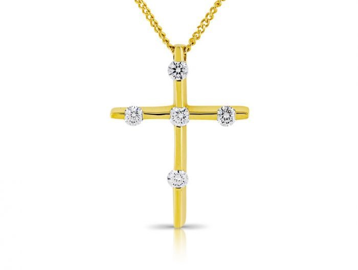 Diamond Cross on Chain
