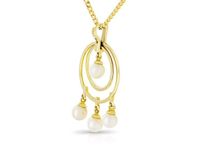 Pearl Pendant on Chain - Image 2