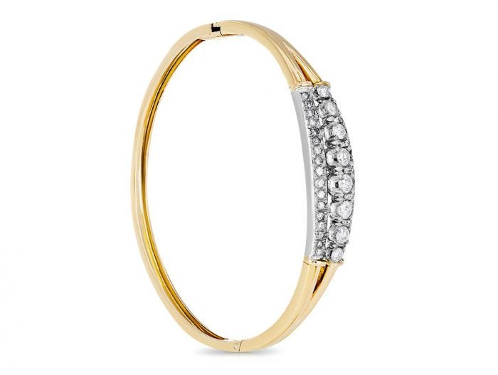 Diamond Set Bangle