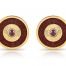 Fabergé Enamel & Ruby Cufflinks