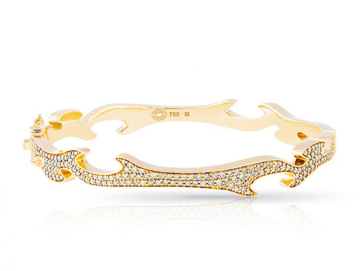 .Georg Jensen Diamond Fusion Bangle
