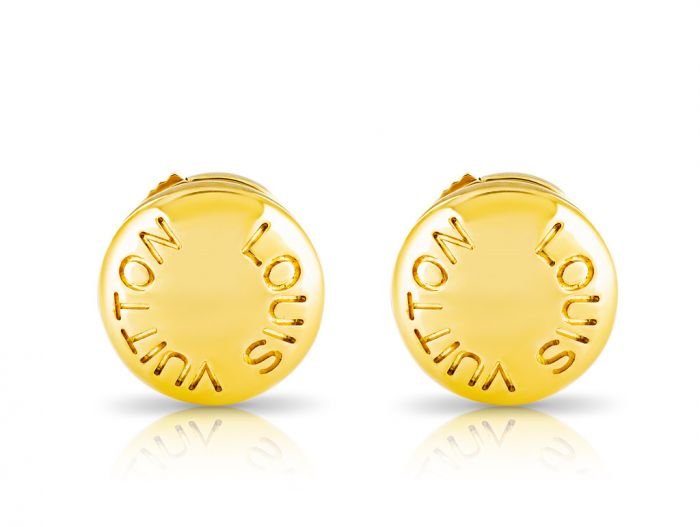 Louis Vuitton Puces Clous CJ Earrings