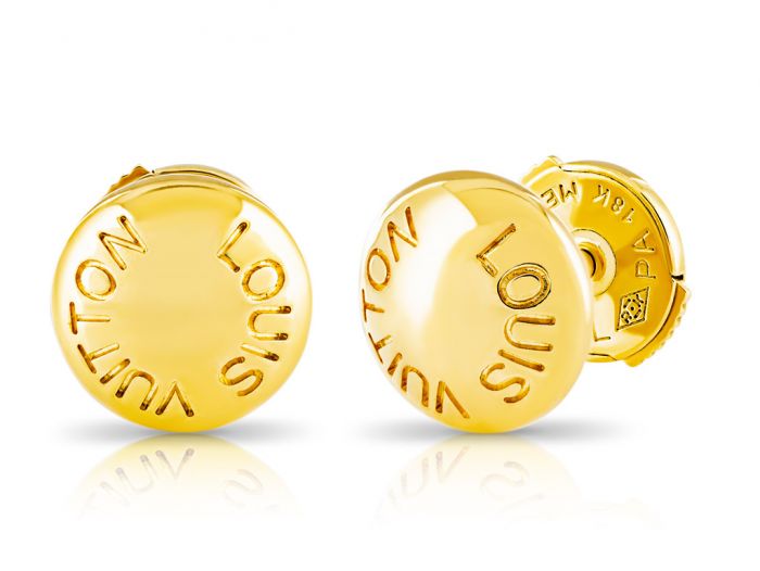 Louis Vuitton Puces Clous CJ Earrings