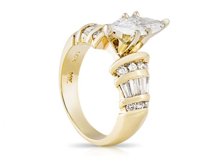Marquise Cut Diamond Ring