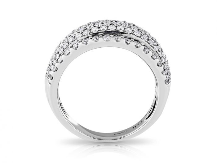 Seven Row Diamond Ring