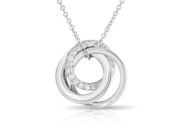 Tiffany & Co 1837 Triple Interlocking Circle Pendant