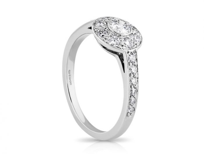 Tiffany & Co Diamond Halo Ring