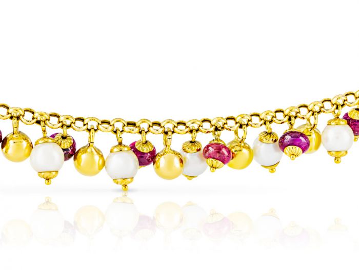 Beaded Charm Bracelet - Image 2