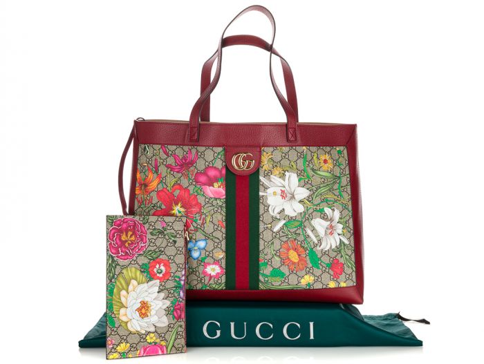 Gucci Ophidia Flora Medium Tote