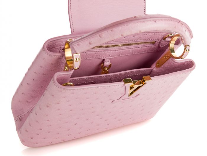 Louis Vuitton Ostrich MM Bag