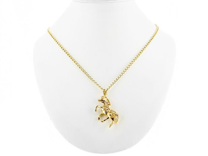 Articulated Horse Pendant on Chain - Image 3