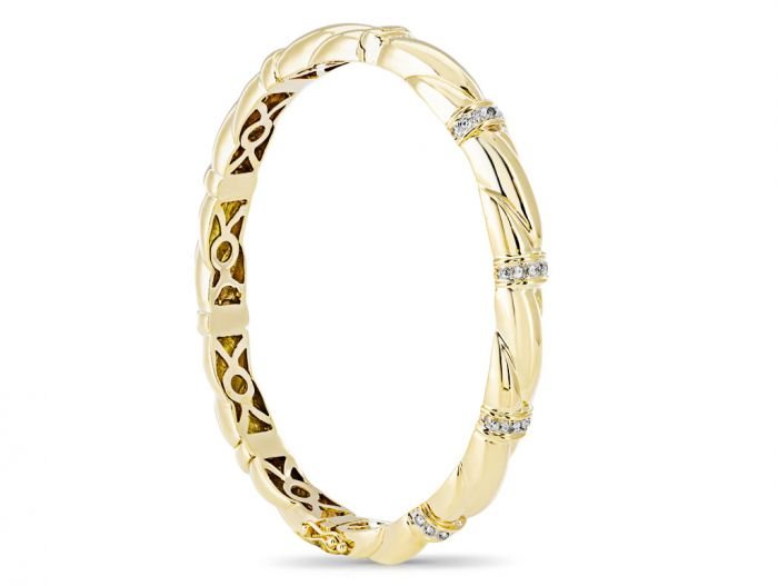 Diamond Set Bangle - Image 2