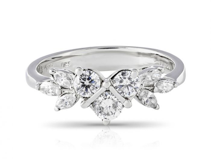 Fancy Diamond Cluster Ring