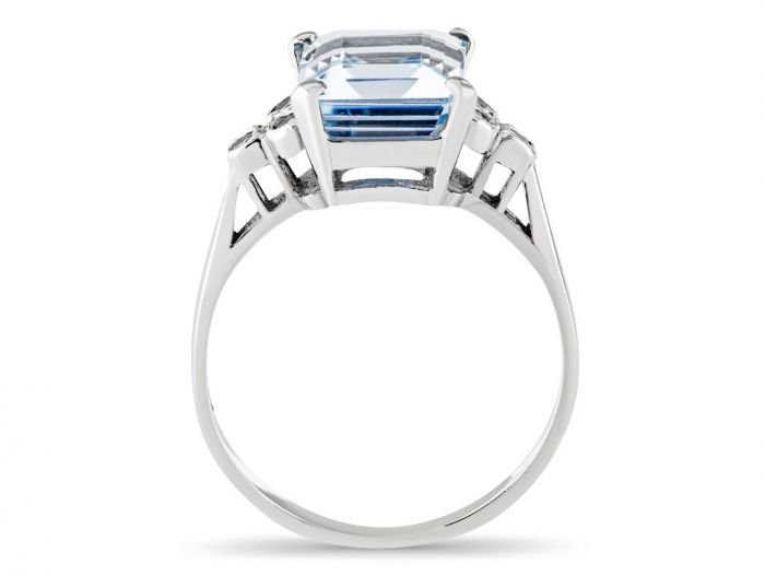 Aquamarine & Diamond Ring - Image 3