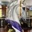 Hand-Painted White Horse Head