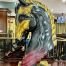 Hand-Painted Black Horse Head