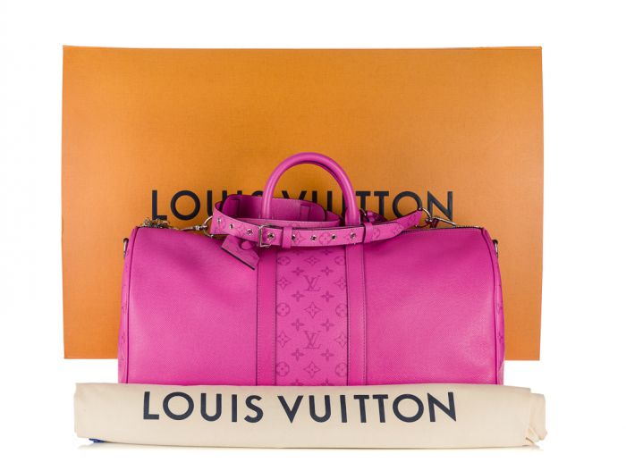 Louis Vuitton Keepall 50 Taigarama Rose