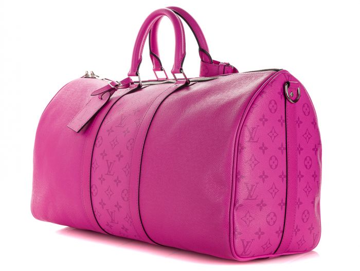 Louis Vuitton Keepall 50 Taigarama Rose