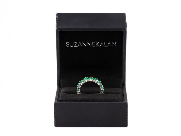 Suzanne Kalan Emerald Full Eternity Ring - Image 4