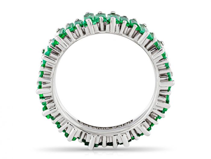 Suzanne Kalan Emerald Full Eternity Ring - Image 3
