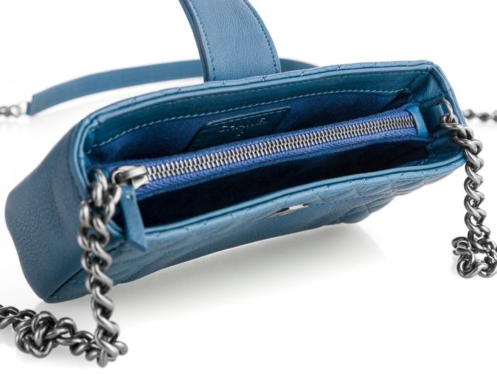 Chanel Boy Reverso Teal Mini Bag - Image 5