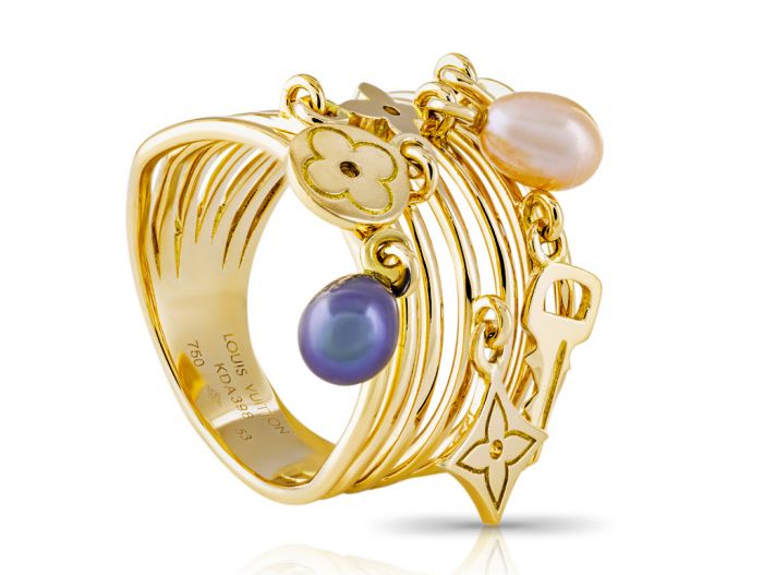 Louis Vuitton Pearl Cocktail Ring