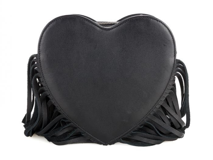 Yves Saint Laurent Heart Fringe Shoulder Bag  - Image 3