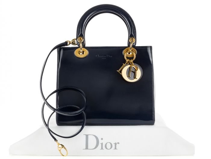Christian Dior Lady Dior Medium Vintage Bag