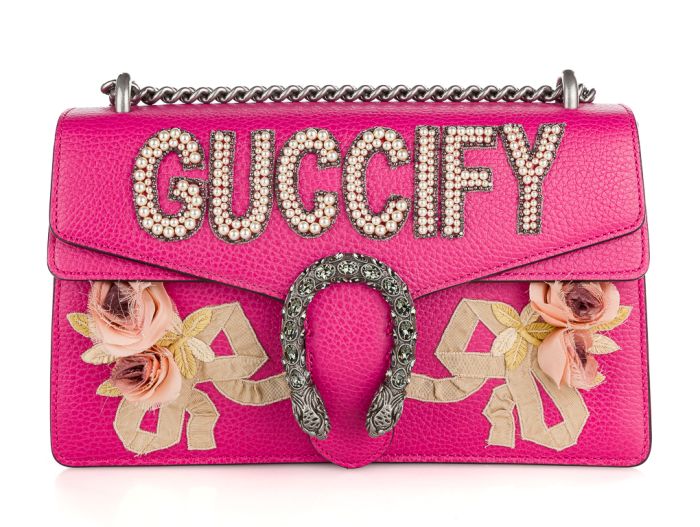 Gucci Dionysus Pink Guccify Shoulder Bag