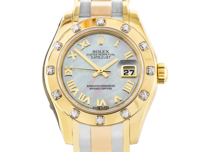 Rolex Lady-Datejust Pearlmaster Tricolour