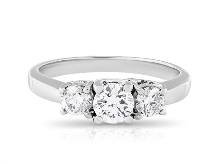 Three Stone Diamond Ring