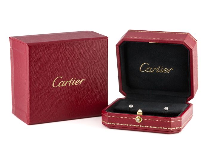 Cartier Diamond Stud Earrings