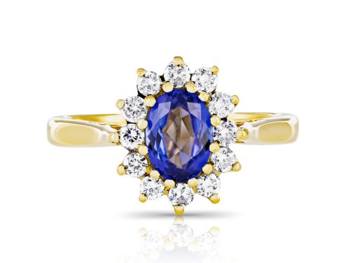 Tanzanite & Diamond Ring