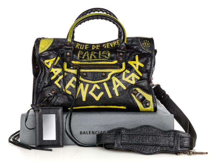 Balenciaga City Graffiti Small Bag