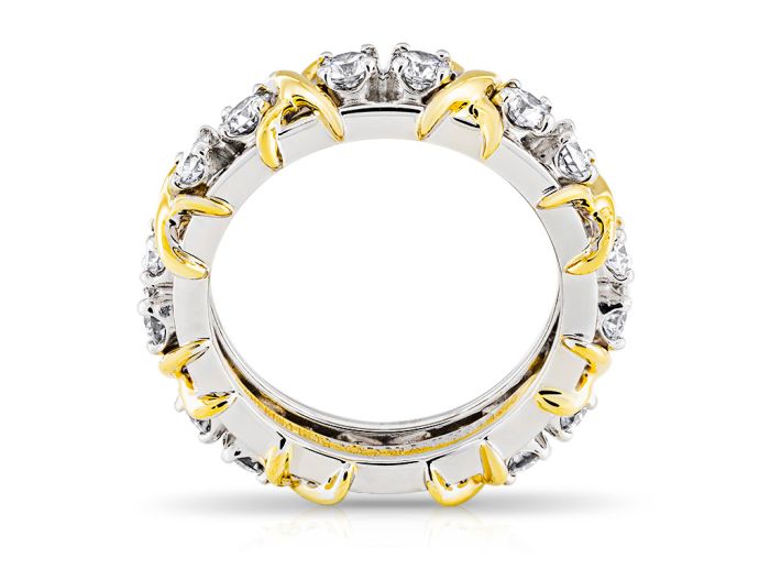 Tiffany & Co Schlumberger Sixteen Stone Diamond Ring