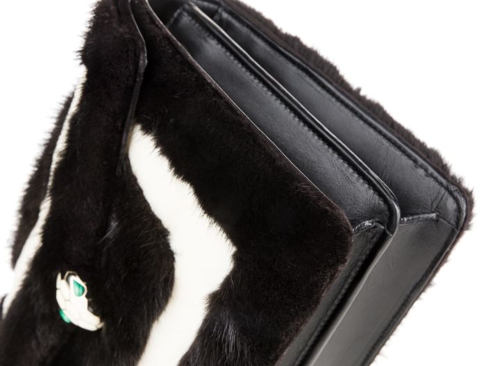 Bvlgari  Serpenti Forever Fur Bag