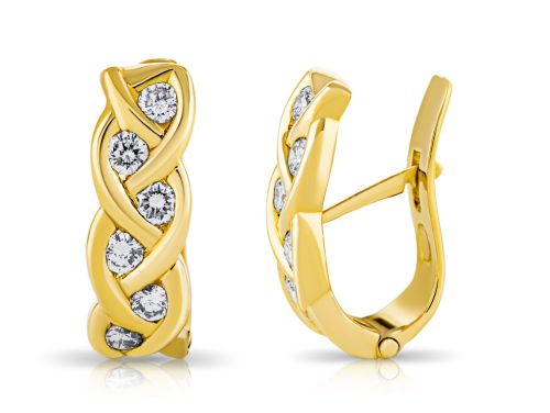 Diamond Drop Earrings