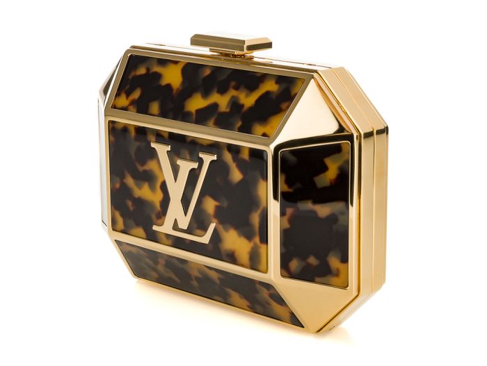 Louis Vuitton Minaudiere Bijou Limited Edition Tortoise Shell Acetate Clutch