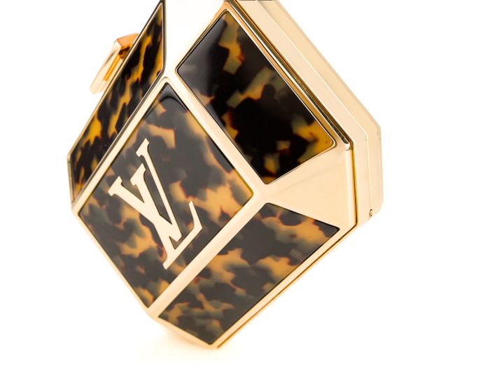 Louis Vuitton Minaudiere Bijou Limited Edition Tortoise Shell Acetate Clutch