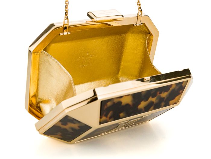 Louis Vuitton Minaudiere Bijou Limited Edition Tortoise Shell Acetate Clutch