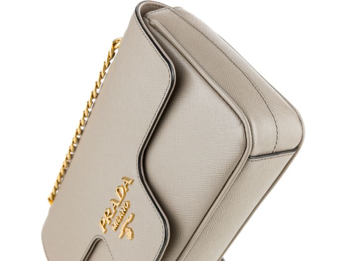 Prada Pattina Saffiano Crossbody Bag