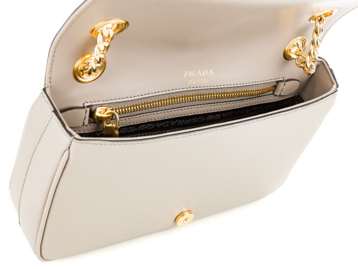 Prada Pattina Saffiano Crossbody Bag