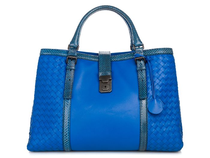 Bottega Veneta Roma Python Tote Bag