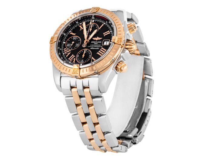 Breitling Chronomat Evolution Chronograph Two Tone Watch