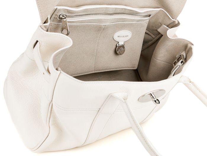 Mulberry Bayswater White Bag