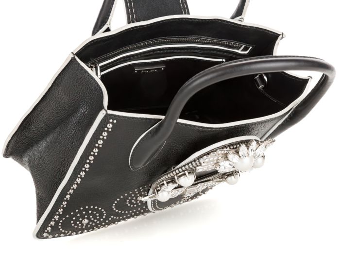 Miu Miu Madras Embellished Shoulder Bag