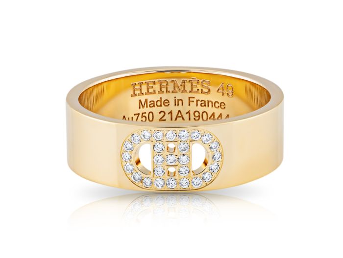 Hermes H D'Ancre Diamond Ring