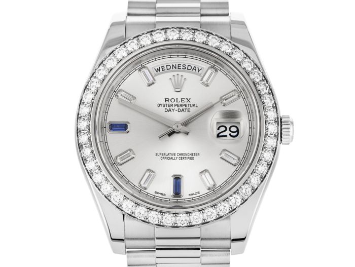 Rolex Day-Date II Diamond Set Watch