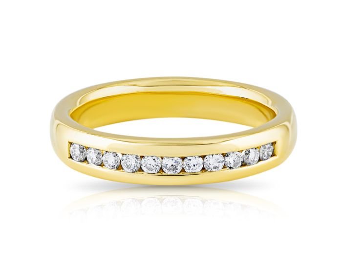 Half Eternity Diamond Ring