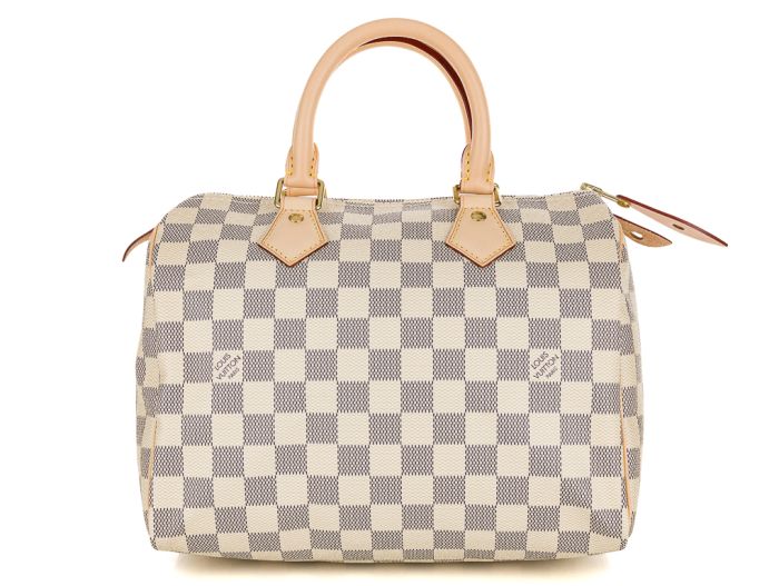Louis Vuitton Damier Azur Canvas Speedy 25 Bag